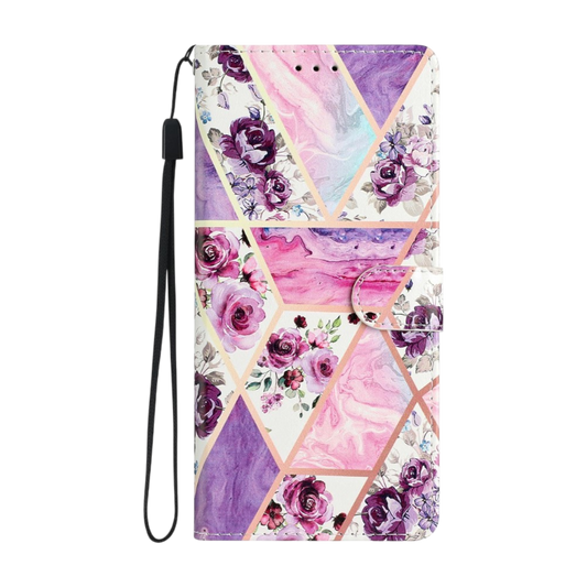 Preklopna torbica "Flower" za Samsung Galaxy A6, vijolična – Infostyle – Vijolična