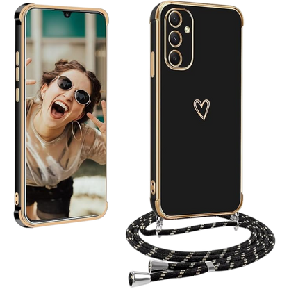 Ovitek z vrvico za Samsung Galaxy A13 5G – Infostyle – Črna