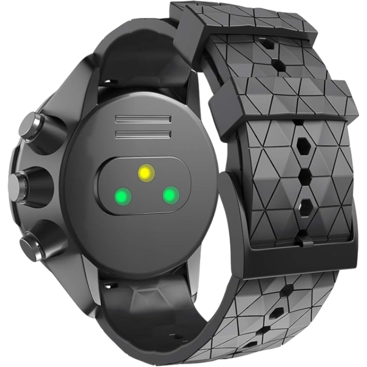 Pašček za uro Suunto 9/Suunto 7/Suunto 9 Baro 24mm, črna – Infostyle