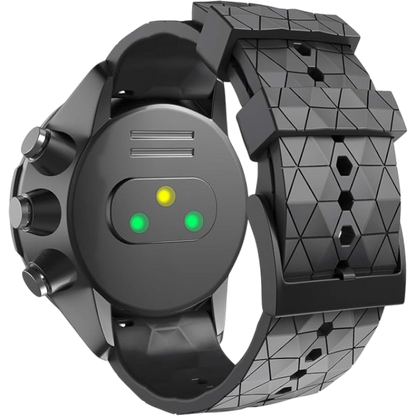 Pašček za uro Suunto 9/Suunto 7/Suunto 9 Baro 24mm, črna – Infostyle