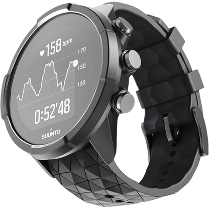 Pašček za uro Suunto 9/Suunto 7/Suunto 9 Baro 24mm, črna – Infostyle – Črna