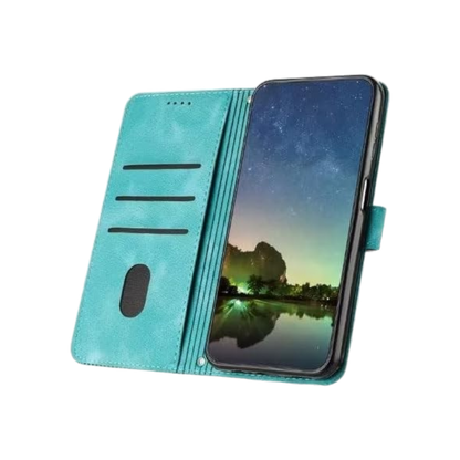 Preklopna torbica za Samsung Galaxy A40, temno zelena – Infostyle