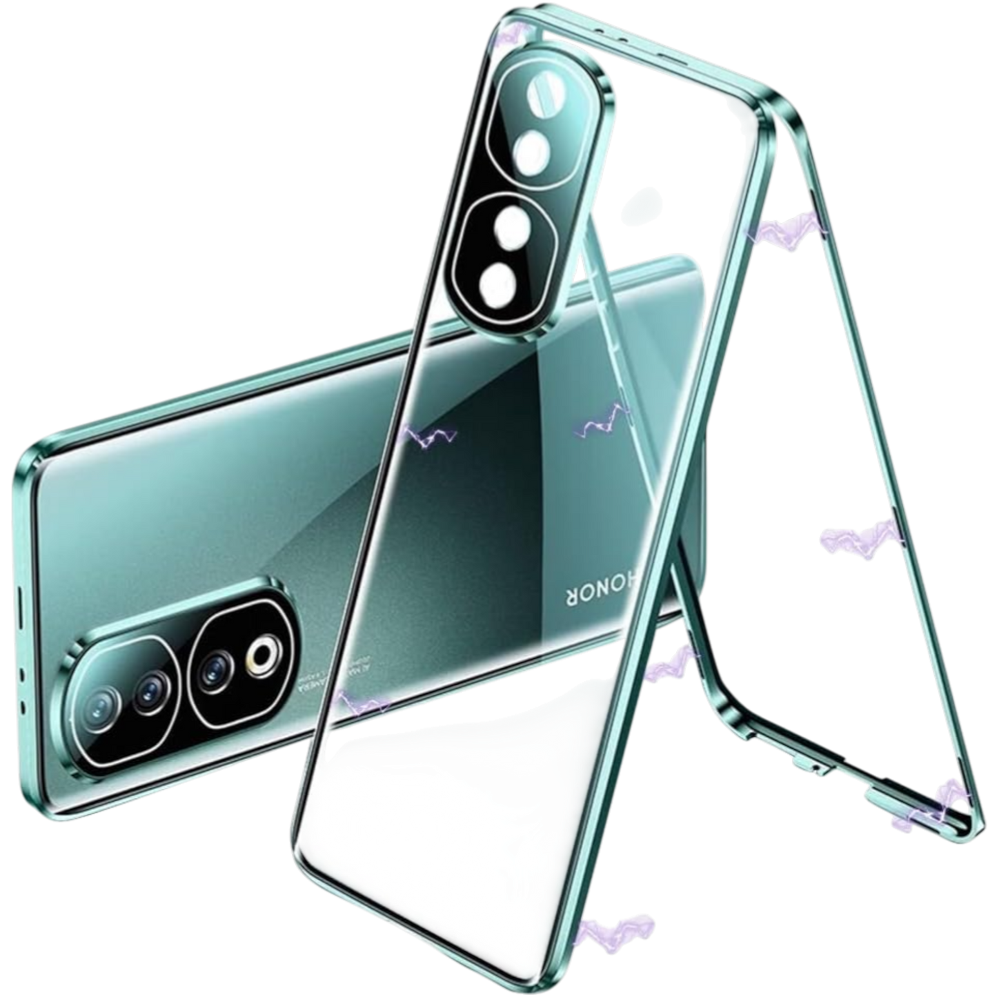 Ovitek "360 Anfairlace" za Honor 90 – Infostyle – Zelena