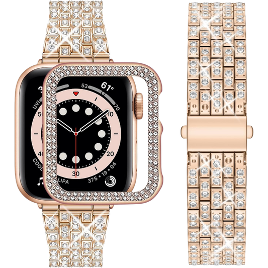 Pašček "wutwuk" + ovitek za Apple Watch 40mm – Infostyle – Zlata