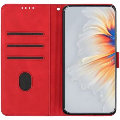 Preklopna torbica za Samsung Galaxy A12, rdeča – Infostyle