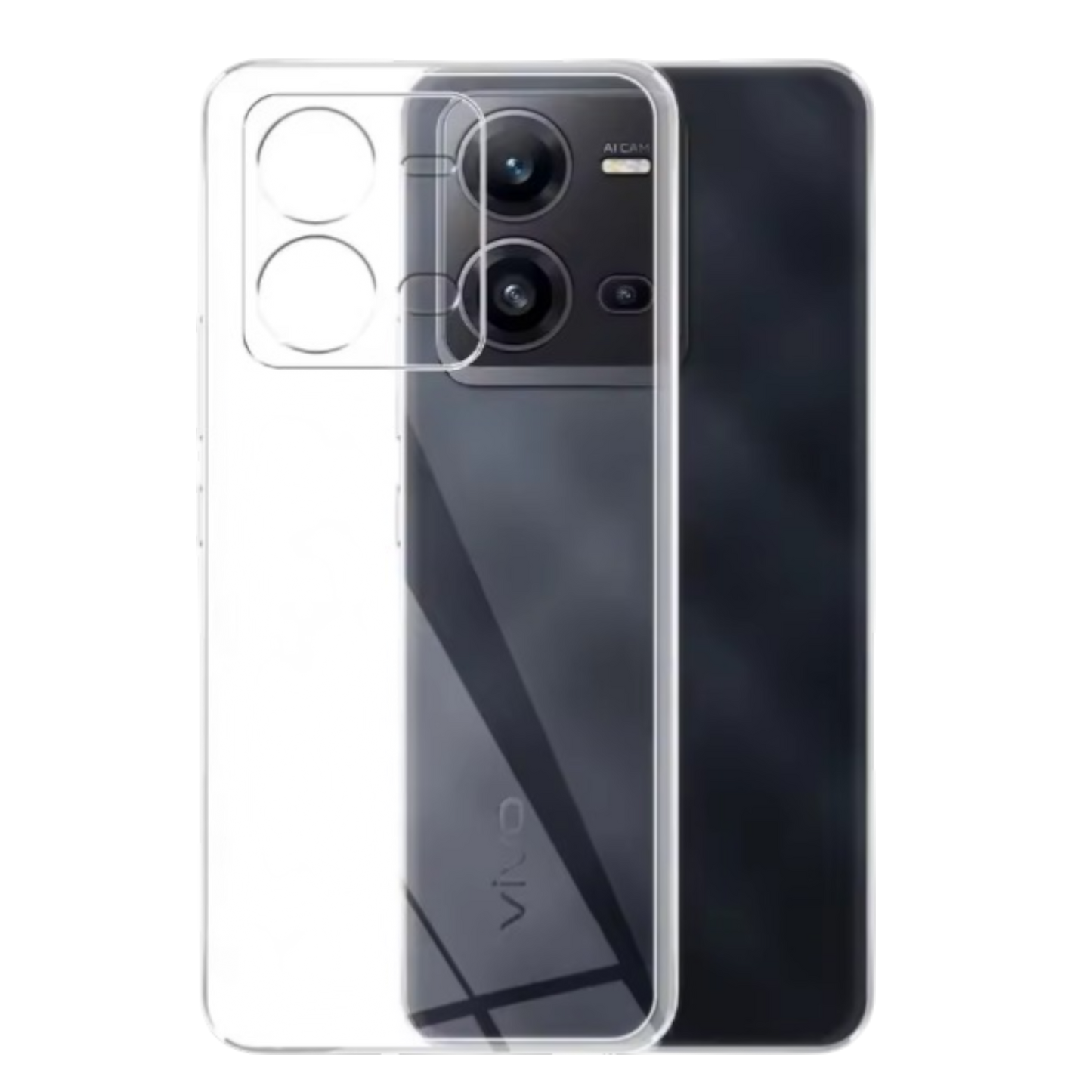 Silikonski ovitek "Tactical" za Vivo X80 Lite, prozorna – Techsuit – Prozorna / TPU silikon