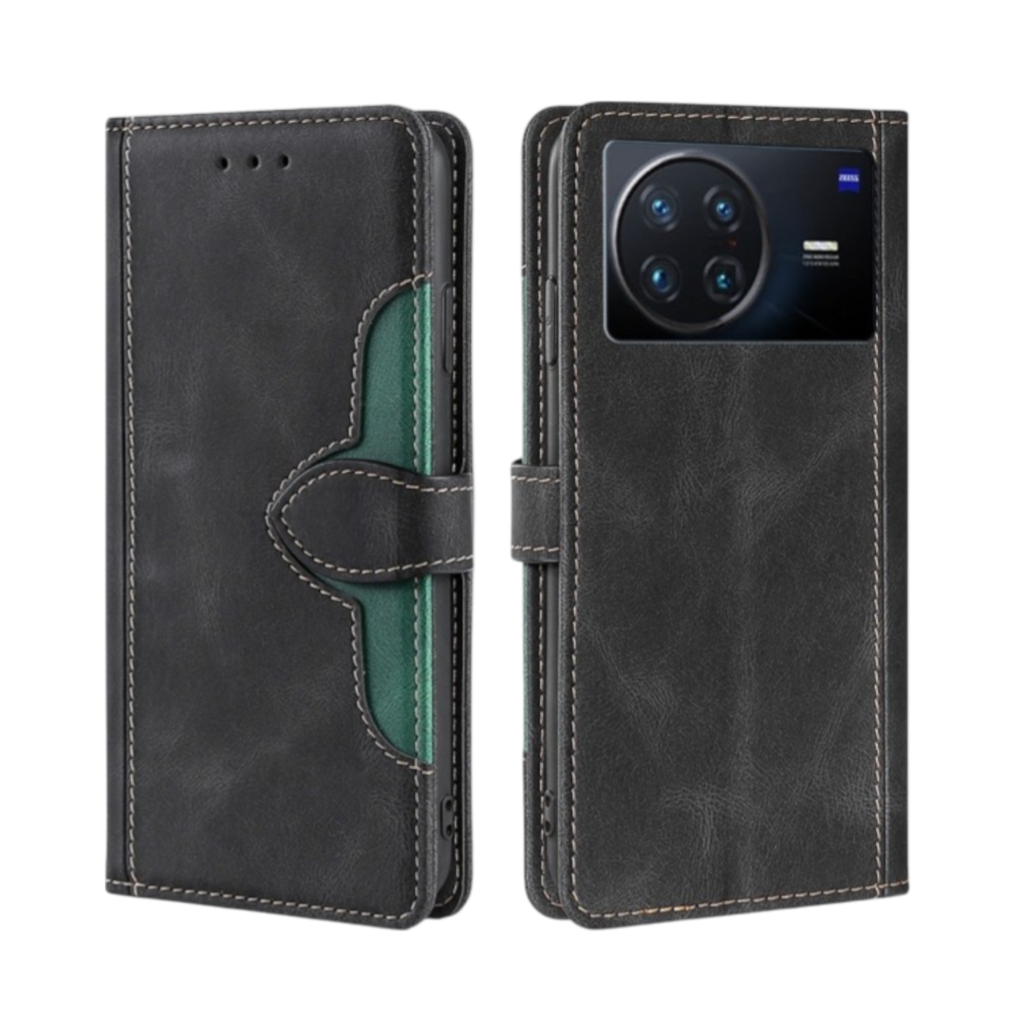 Preklopna torbica za Vivo X Note 5G, črna – Infostyle – Črna