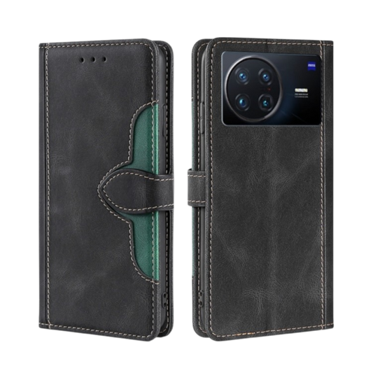 Preklopna torbica za Vivo X Note 5G, črna – Infostyle – Črna