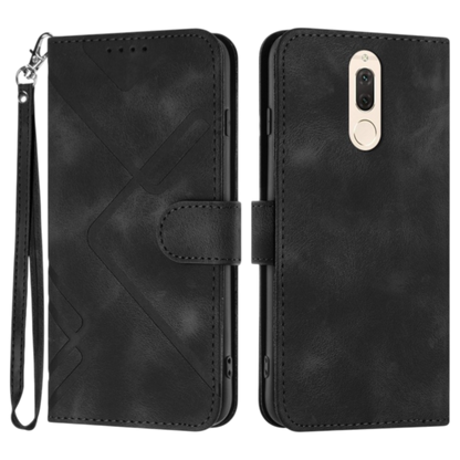 Preklopna torbica "Yiscase" za Huawei Mate 10 Lite, – Črna