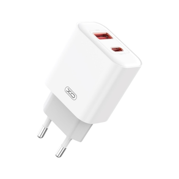 Polnilec "XO" PD QC 3.0 20W 1x USB 1x USB-C – Infostyle