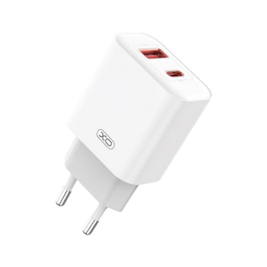 Polnilec "XO" PD QC 3.0 20W 1x USB 1x USB-C – Infostyle