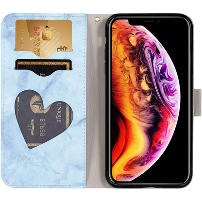 Preklopna torbica "Bartern" za iPhone XR, modra – Infostyle