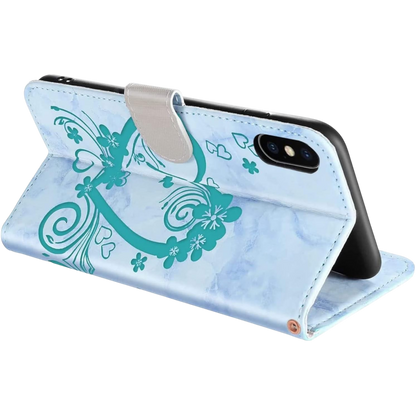 Preklopna torbica "Bartern" za iPhone XR, modra – Infostyle