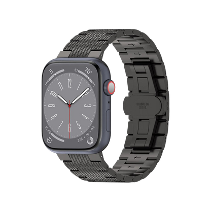 Pašček za uro "W052" Apple Watch 38/40/41mm, črna – Techsuit – Črna