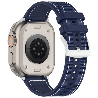 Pašček za uro "W051" Apple Watch 38/40/41mm, temno modra – Techsuit – Temno modra