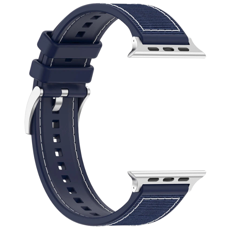 Pašček za uro "W051" Apple Watch 38/40/41mm, temno modra – Techsuit