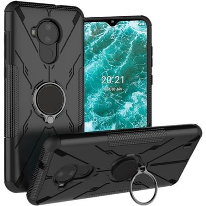 Ovitek "ring" za Nokia C30 črna – SHIEID – Črna