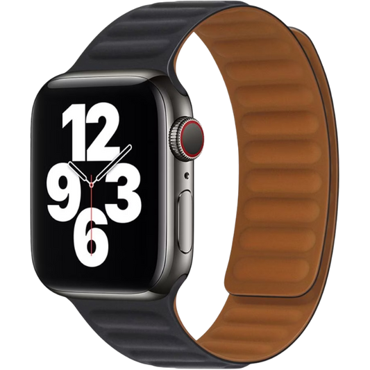 Pašček "W035" za uro Apple Watch 38/40/41mm, črna – Techsuit – Črna