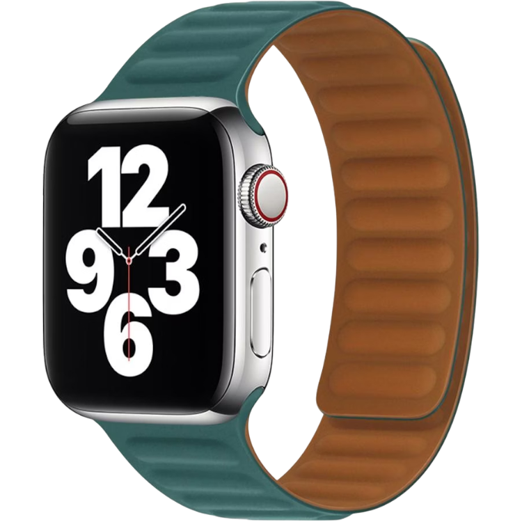 Pašček za uro "W035" Apple Watch 42/44/45/49 mm, zelena – Techsuit – Zelena