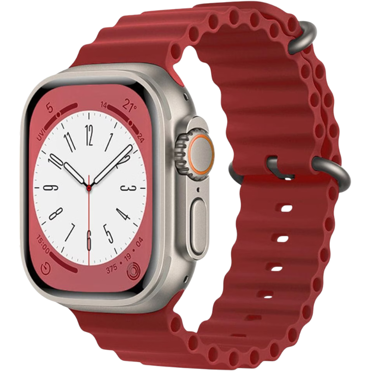 Pašček za uro "W038" Apple Watch 38/40/41mm, rdeča – Techsuit – Rdeča