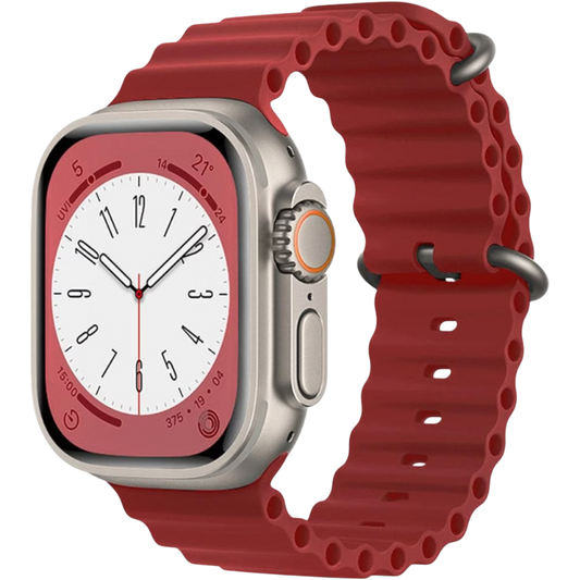 Pašček za uro "W038" Apple Watch 38/40/41mm, rdeča – Techsuit – Rdeča