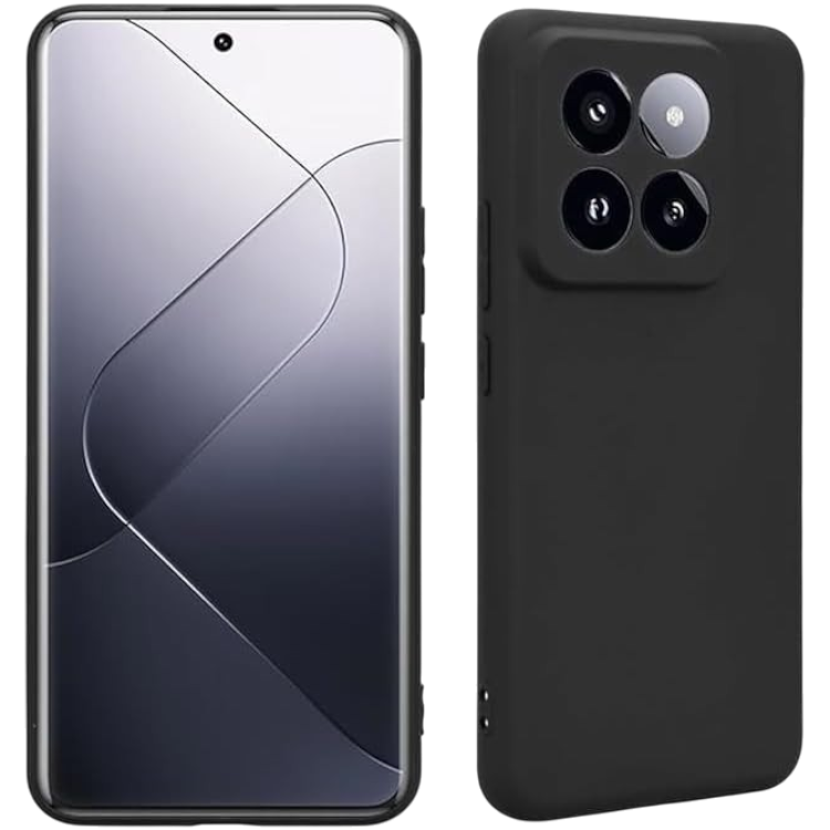 Ovitek "Matt" za telefon Xiaomi 14 Pro, črna – Infostyle – Črna