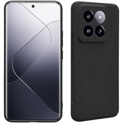 Ovitek "Matt" za telefon Xiaomi 14 Pro, črna – Infostyle – Črna