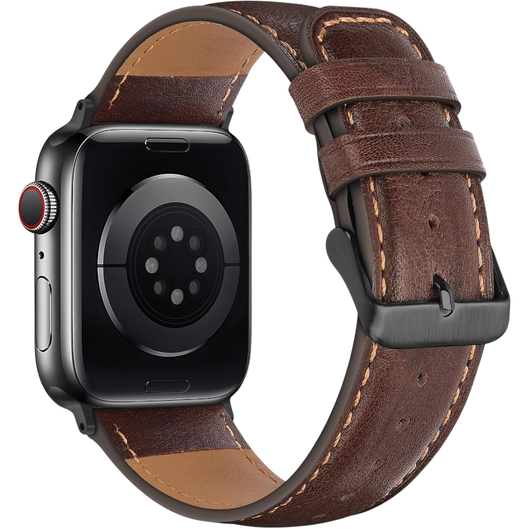 Pašček "HITZEE" + ovitek za Apple Watch 42/44/45/46/49mm – Rjava