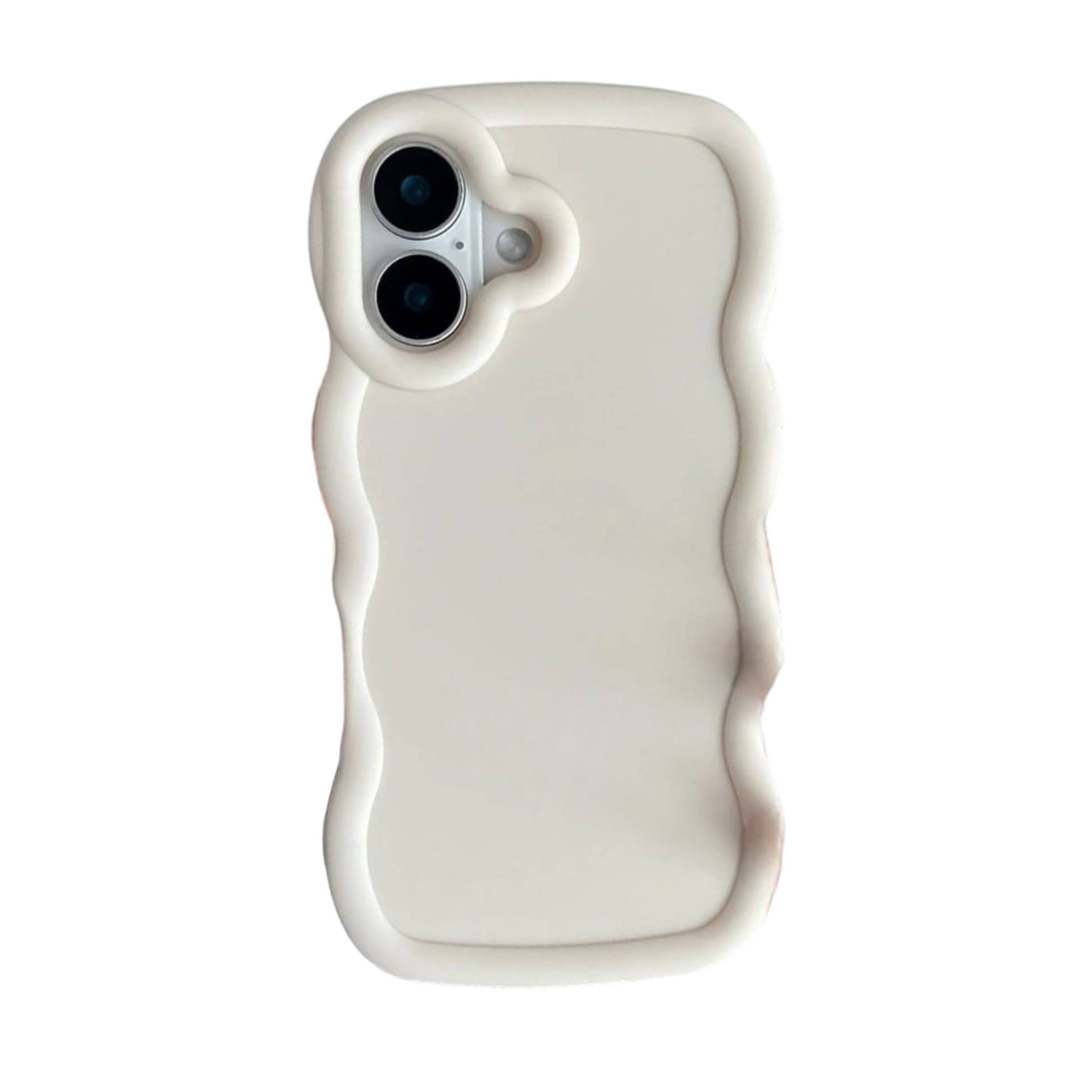 Ovitek "Wave" za iPhone 16 – Infostyle – Bež
