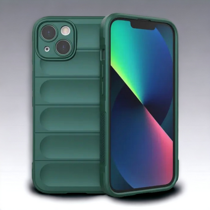 Silikonski ovitek "Valovi" za iPhone 7 / 8 – Infostyle – Svetlo siva / TPU silikon