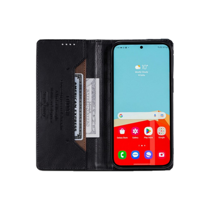 Preklopna torbica "yiscase" za Motorola Moto G7/G7 Plus, črna