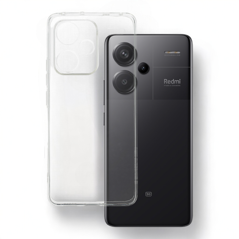 Silikonski ovitek "Ultra Clear" za Xiaomi Redmi Note 13 Pro Plus 5G (1mm) - Prozoren – Infostyle – Prozorna / Silikon