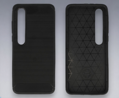 Ovitek "Carbon lite" za Xiaomi Mi 10 - Črna – Infostyle