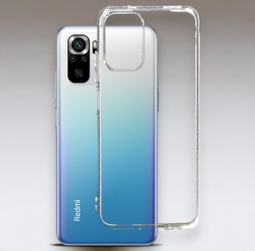 Silikonski ovitek za Xiaomi Redmi Note 10 (2mm) - transparent – Infostyle – Prozorna / Silikon