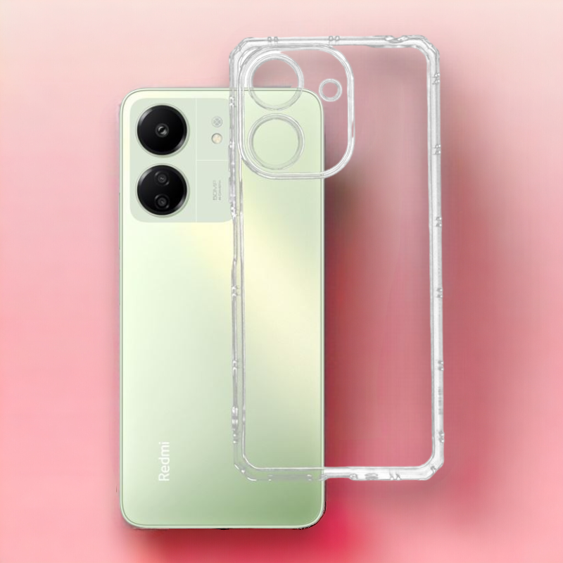 Silikonski ovitek "Armor Antishock" za Xiaomi Redmi 13C - transparent – Infostyle – Prozorna / TPU silikon