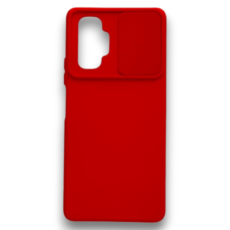 Silikonski ovitek "Camshield Soft" za Xiaomi Redmi Note 10 Pro Max - Rdeča – Infostyle