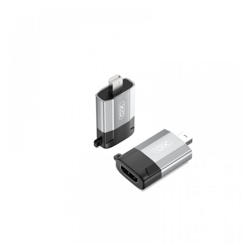 XO GB015 – mini DisplayPort to HDMI 4K adapter - grey
