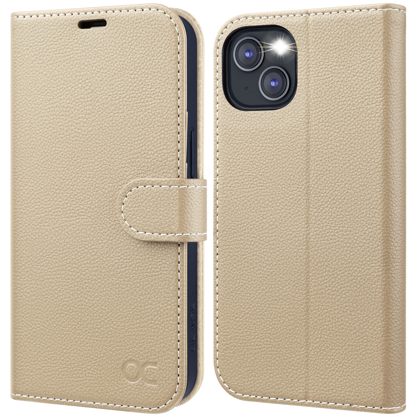 OCASE preklopna torbica iPhone 13 bež
