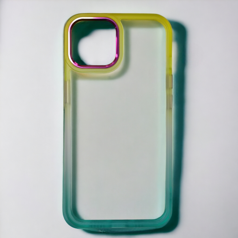 Ovitek "Color Gardient" za iPhone 14 – Infostyle – Vijolična / PC + TPU silikon