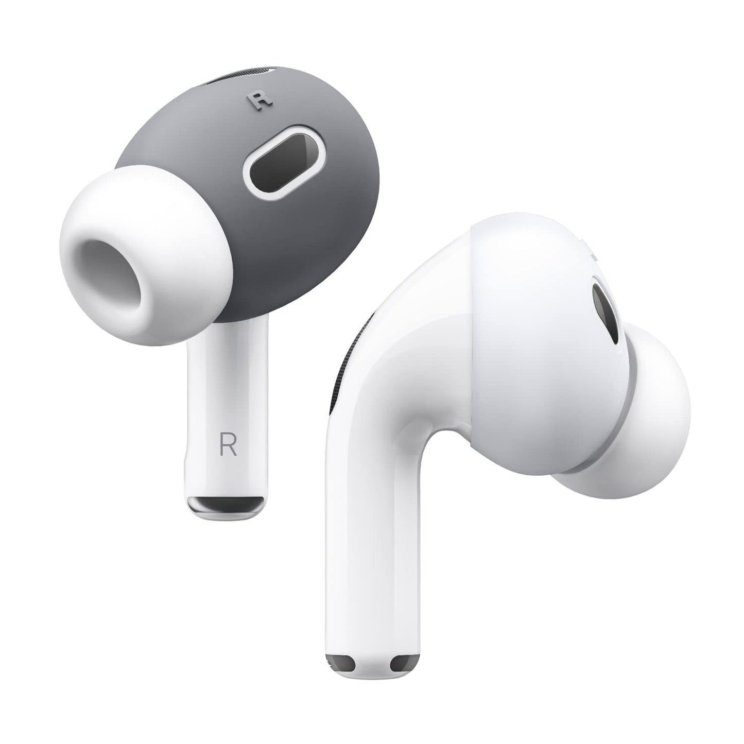 Elago 2-pak silikonskih nastavkov za AirPods Pro 2. generacije temno siva bela