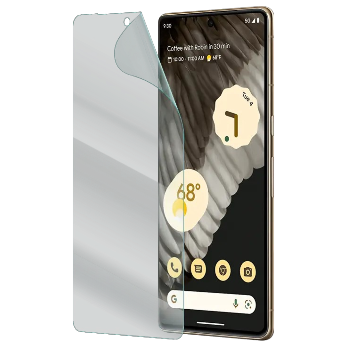 Zaščita zaslona za Google Pixel 7 Pro črna kaljeno steklo
