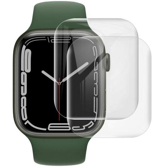 Zaščitna folija 2x za Apple Watch 7 8 9 45 mm tanka zaščita zaslona proti praskam in umazaniji
