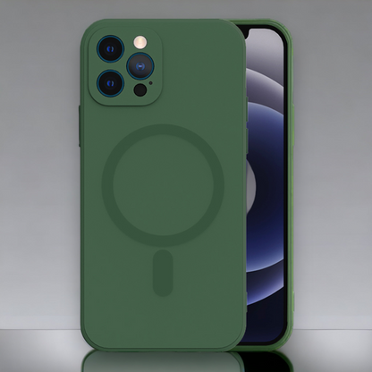 Silikonski ovitek "Protect MagSilicone" za iPhone 14 Pro Max s tehnologijo MagSafe – Tel Protect – Rdeča / Silikon
