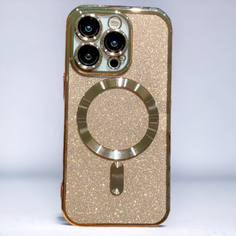Silikonski ovitek "Glitter - MagSafe" za iPhone 14 – Infostyle