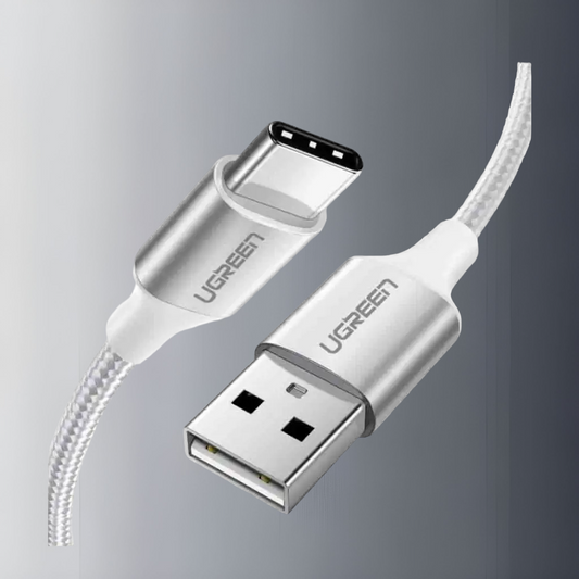 Polnilni kabel UGREEN NPA USB v USB C – Bela