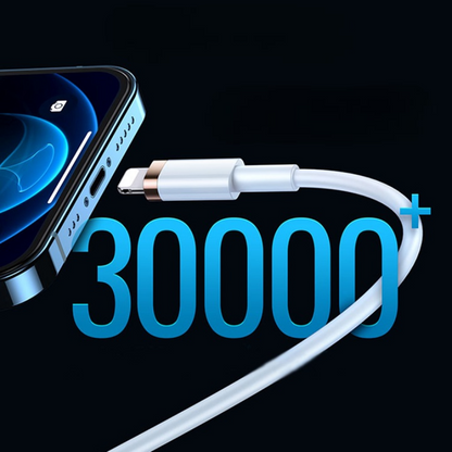 Polnilni adapter s kablom 33W USB C - ligtning - Črna – Usams