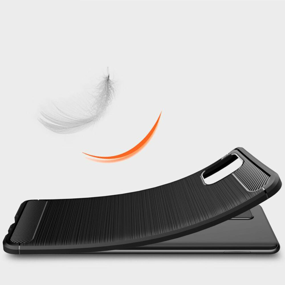Silikonski ovitek "carbon" za Xiaomi Mi 12/12X - Črna – Techsuit – Črna / TPU silikon