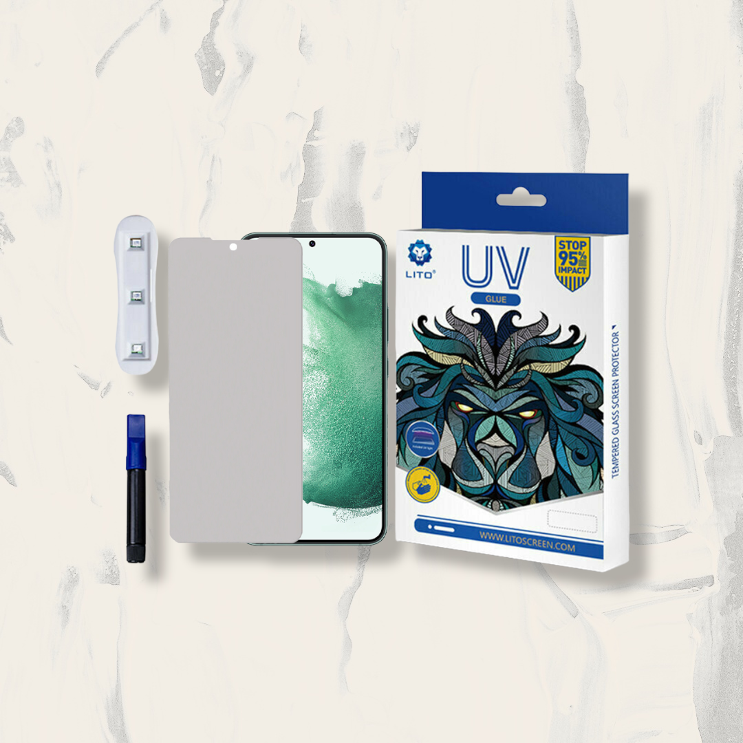 LITO - Zaščitna folija za telefon z UV lučko za Samsung Galaxy S21 Ultra