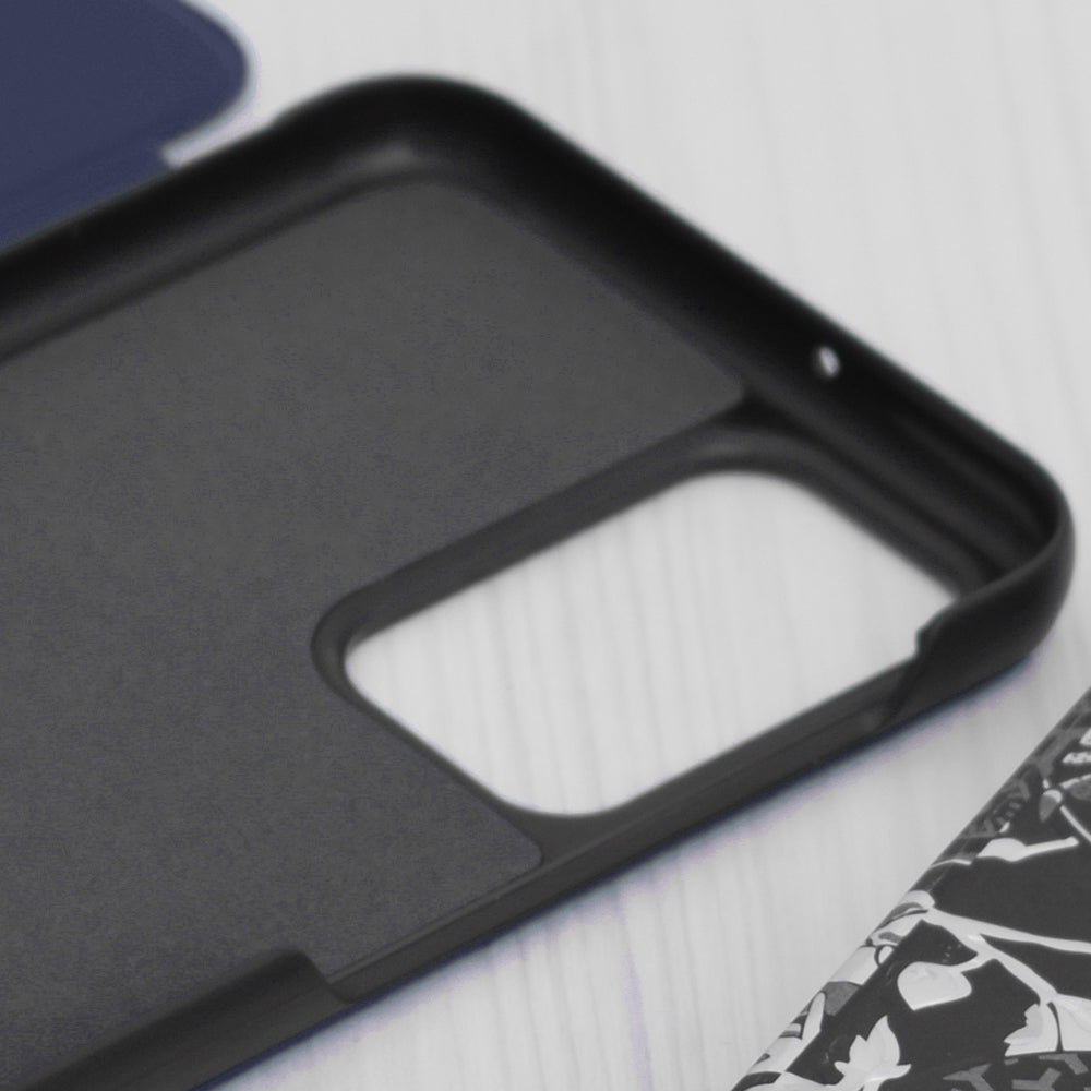 Pametna preklopna torbica za Samsung Galaxy A72 - modra – Infostyle