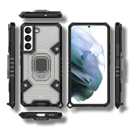 Silikonski ovitek "Honeycomb armor ring" za Samsung Galaxy S22 Plus – Infostyle